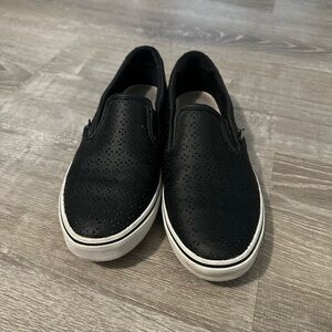 Vans Black Cut Outs